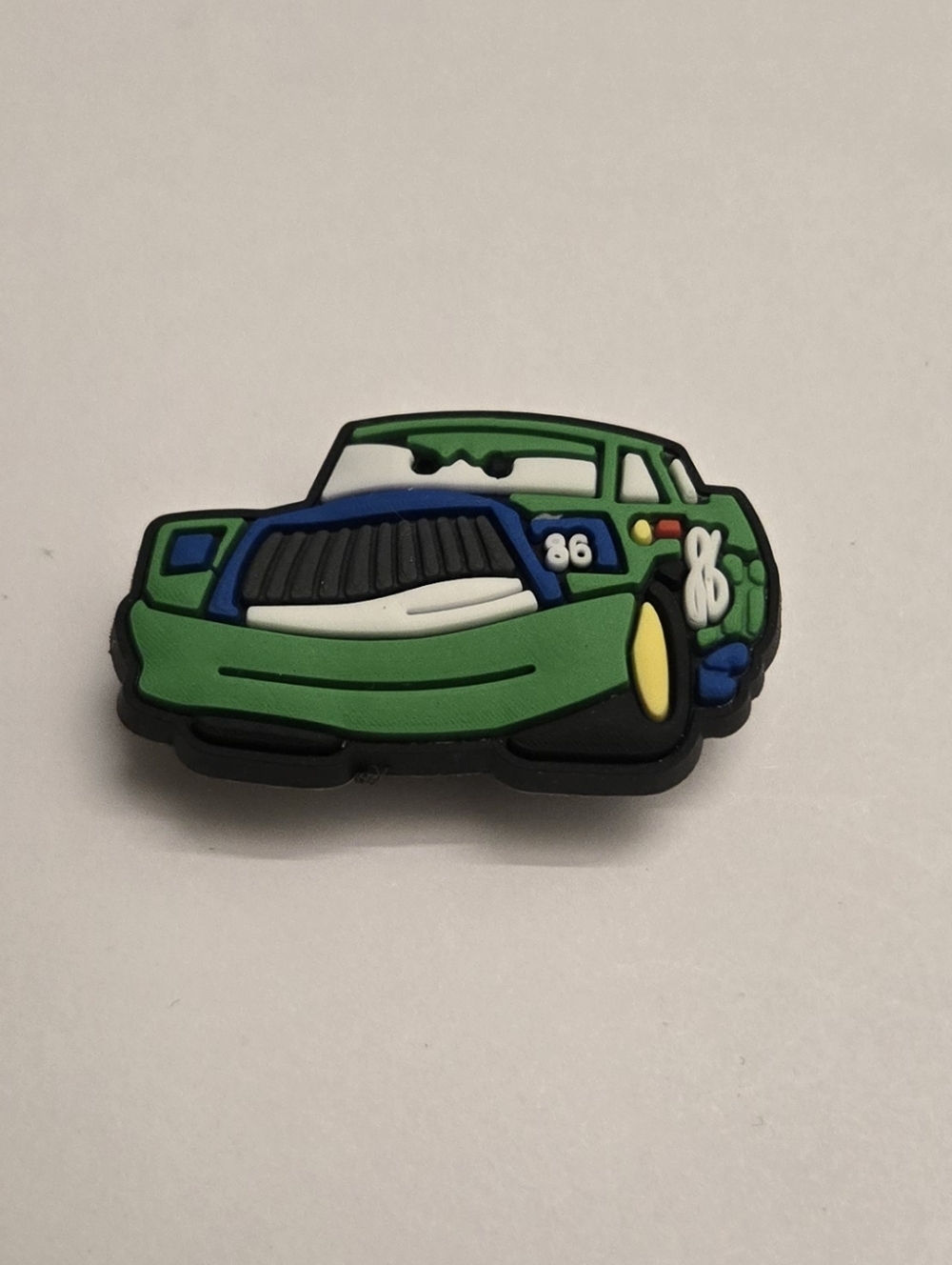 Chick Hicks Smirking Cars Disney Pixar Crocs Charm Green Race Car Accessory
